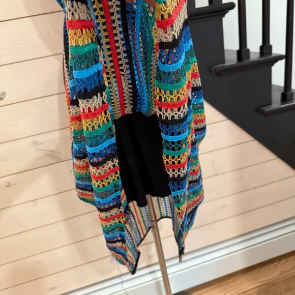 Eve Franco X Anthropologie Rainbow Crochet Midi Dress NWOT Size 0 (XS) - Picture 13 of 16